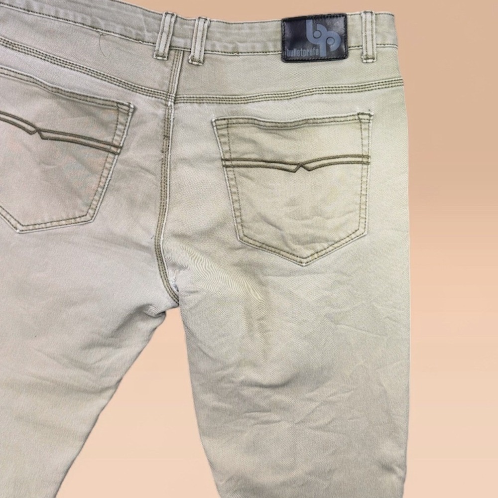 Bulletprufe Adventure Pants Men 36x34 Khaki‎ Tan Durable Skate Chino Work Wear